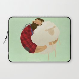 they like to bleat but He is strong Laptop Sleeve