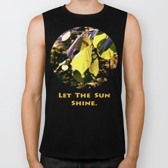 Let The Sun Shine Biker Tank