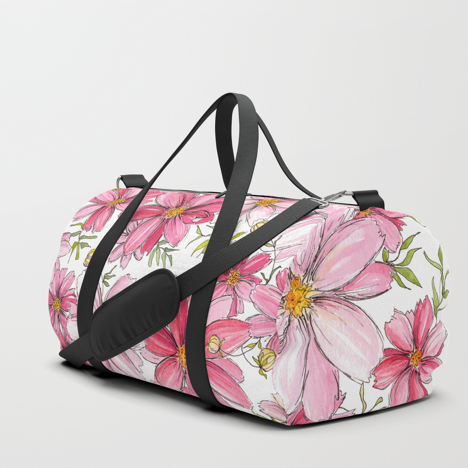 duffle bag floral