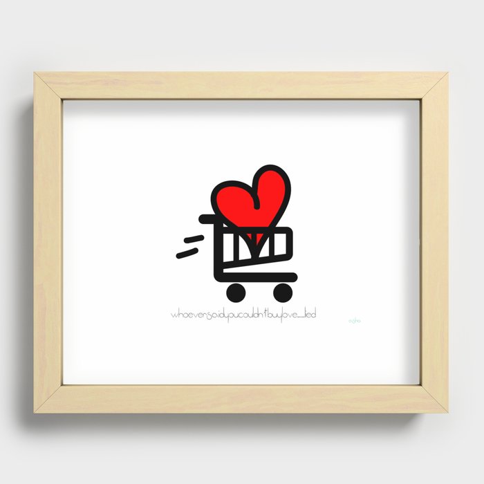THESHOPPINGCART Recessed Framed Print