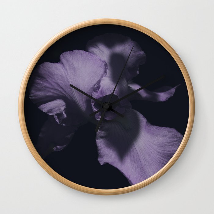 Flower in the Dark Wall Clock