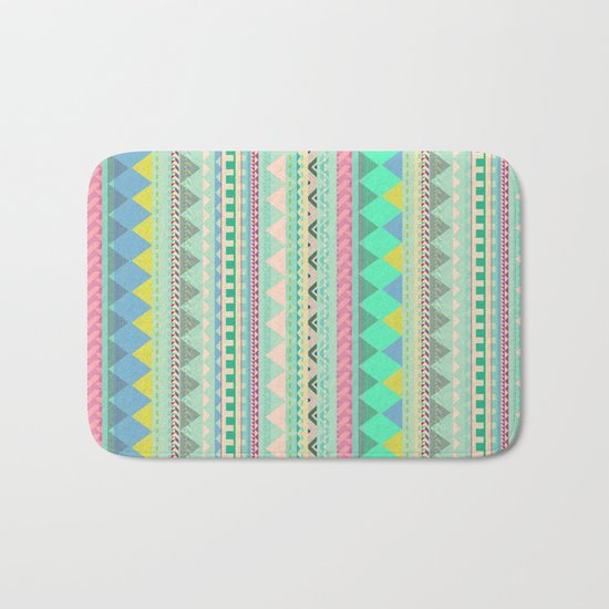 PASTEL AZTEC Bath Mat