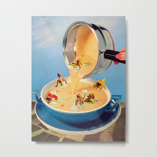 Concurrent Streams Metal Print