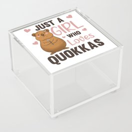 just A Girl who Loves Quokkas - Sweet Quokka Acrylic Box
