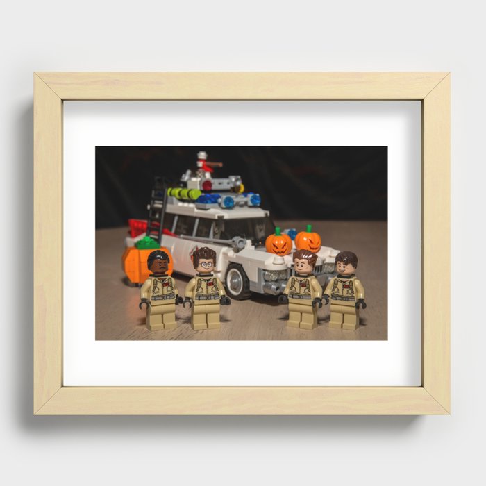 Halloween Busters Recessed Framed Print