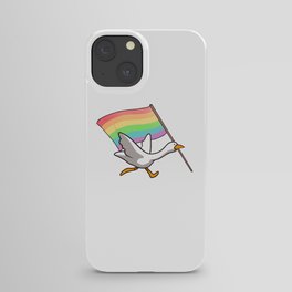 Goose Game Gaymer Pride Flag iPhone Case