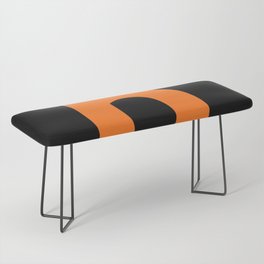 letter B (Orange & Black) Bench