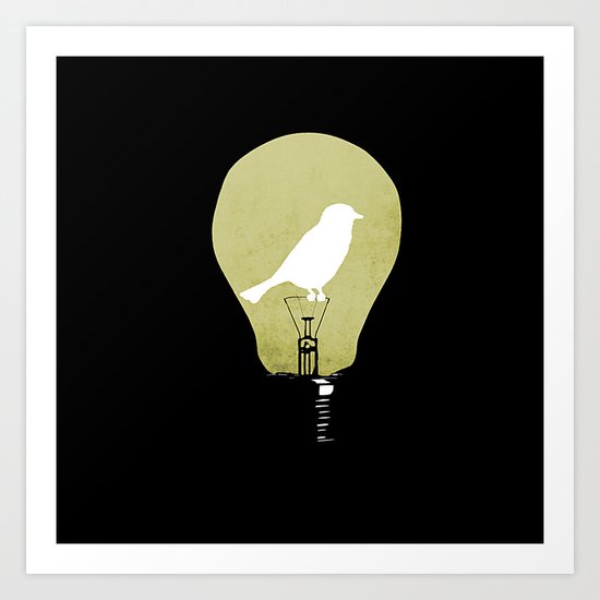 ideas take flight Art Print