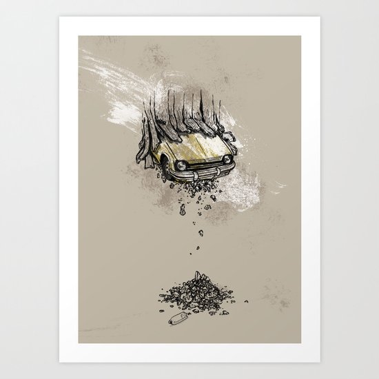 It's here daddy! Art Print