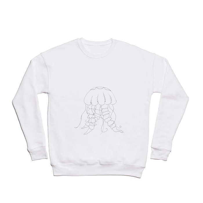 Jellyfish Outline - Under the Sea Collection Crewneck Sweatshirt