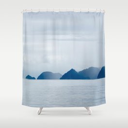 Dark Blue Shower Curtains Society6