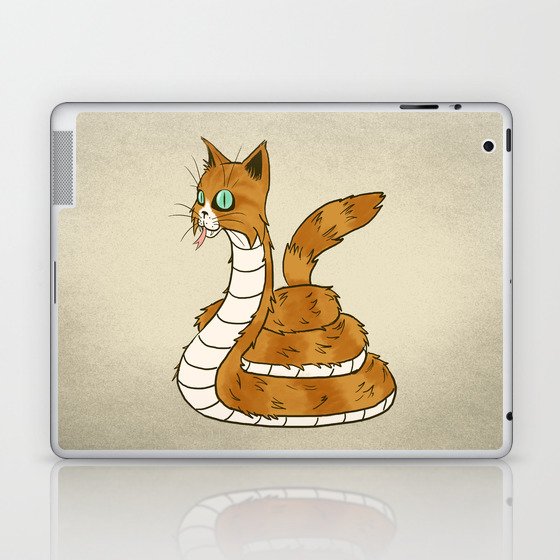 Cat Snake Laptop & iPad Skin
