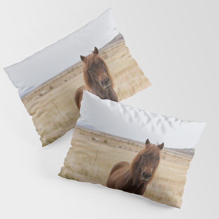 Icelandic Horse Pillow Sham