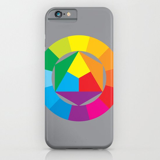 color wheel iPhone & iPod Case