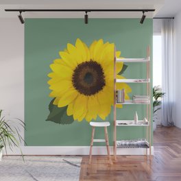 Simple Sunflower Wall Mural