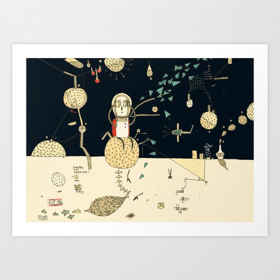 “You will not do incredible things without an incredible dream.” – John Eliot Art Print