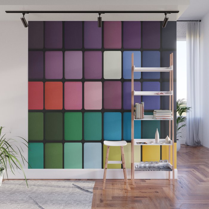 PAINT BOX Wall Mural by Sophie