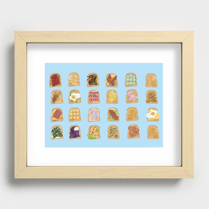 24 Hours of Toast Recessed Framed Print