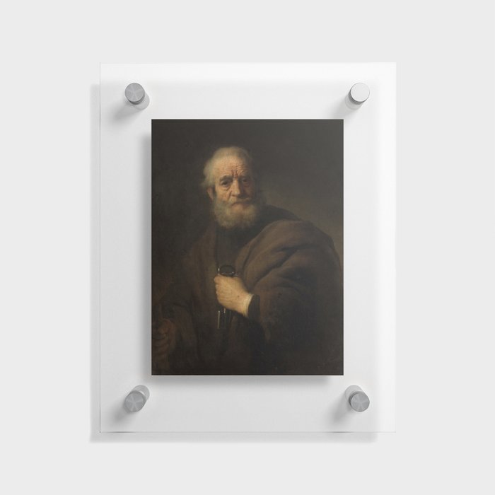 Rembrandt Portrait of the Apostle Peter Floating Acrylic Print