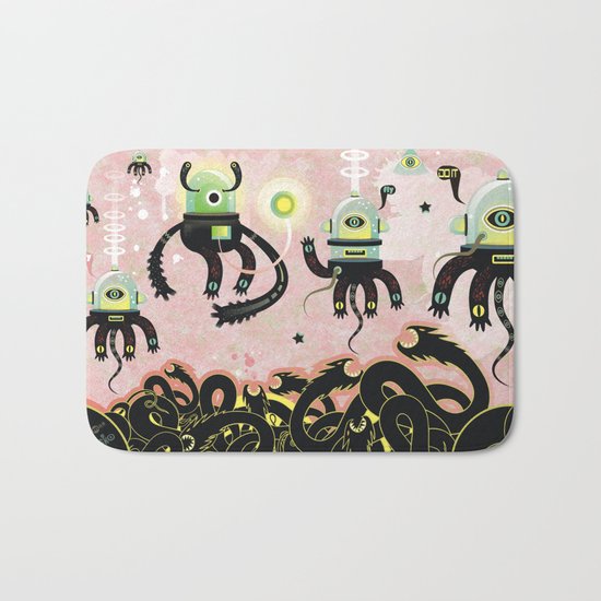 Over the Dragon sea Bath Mat