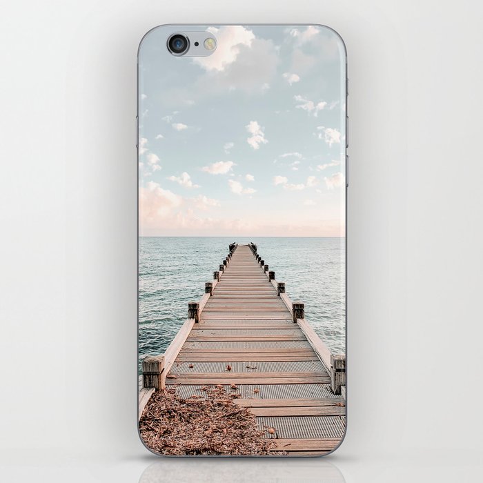 Pastel Beach Sunset iPhone Skin