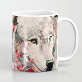 White wolf Coffee Mug