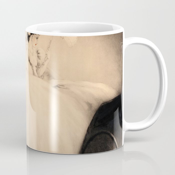 On the Champs Elysees by Louis Icart Coffee Mug