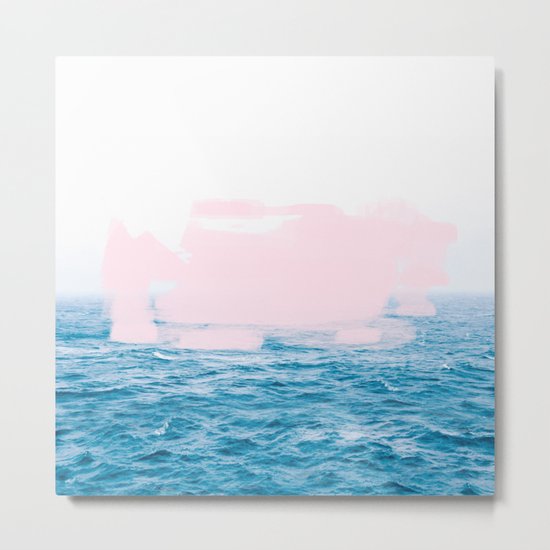 Ocean + Pink #society6 #decor #buyart Metal Print
