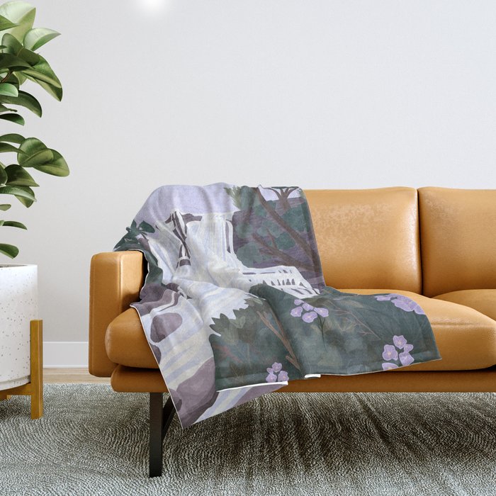 Cuyahoga Valley National Park Throw Blanket by Mary Wilder Society6