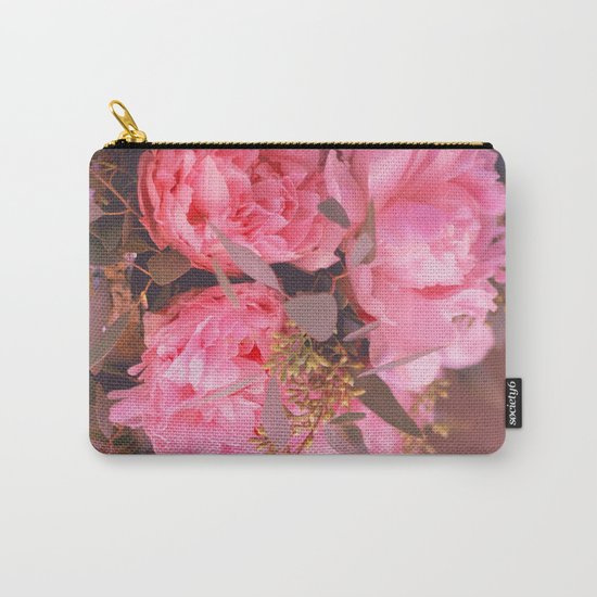Red Flowers Carry-All Pouch