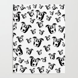 BEAUTIFUL GIFTS FOR THE PIT BULL DOG LOVER FROM MONOFACES  IN 2022 Poster | Petlovers, Doglovers, Graphicdesign, Iphonecovers, Facemask, Pittbulldogmask, Leggings, Christmasgifts, Birthdaygifts, Ipadcovers 