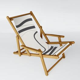 Minimalist Abstract Line Art 05-01 Sling Chair
