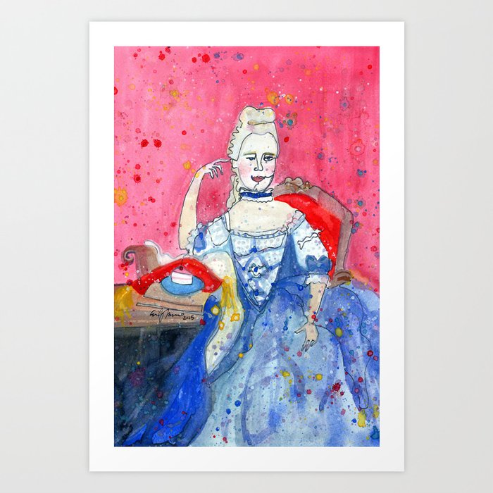 Marie Antoinette Art Print By Femmetomorrow Society6