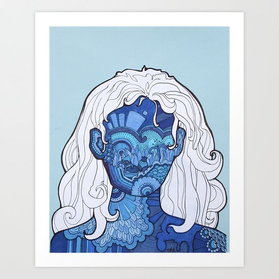 Winter Garden Art Print