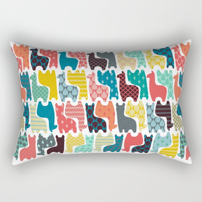 baby llamas Rectangular Pillow