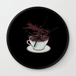 Coffee Pot Wall Clock