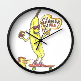 It's Nanner Time! Wall Clock