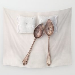 The Art of Spooning Wall Tapestry
