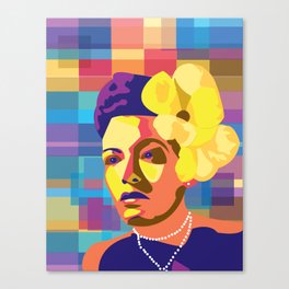 IT'S Billie Holiday Canvas Print