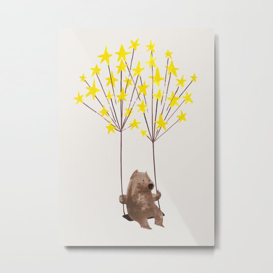 Stars Swing Metal Print