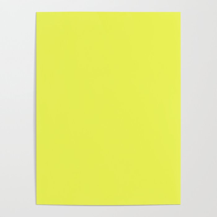 Yellow-Green Chartreuse Poster