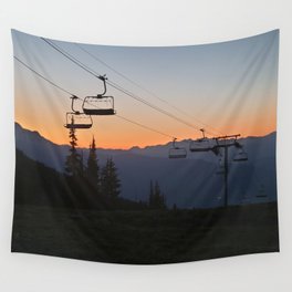 Good night chairlifts Wall Tapestry