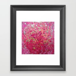 Glittery Pink Framed Art Print