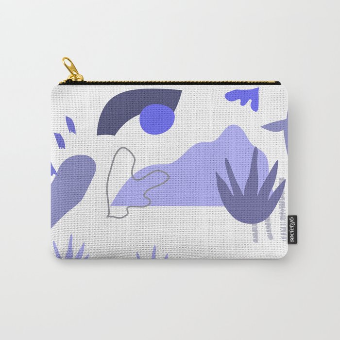 Very Peri Beach Life Carry-All Pouch