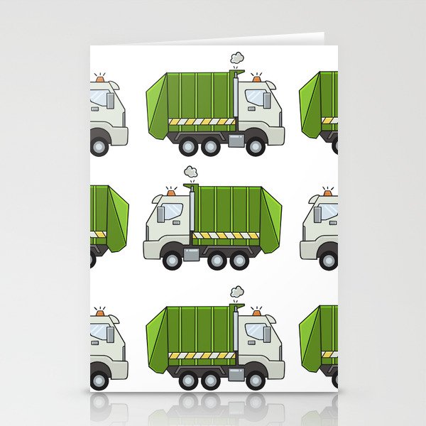 Garbage Truck Stationery Cards