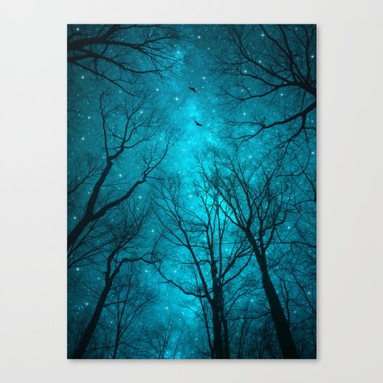 Stars Can't Shine Without Darkness Canvas Print