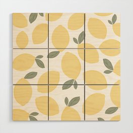 lemons Wood Wall Art