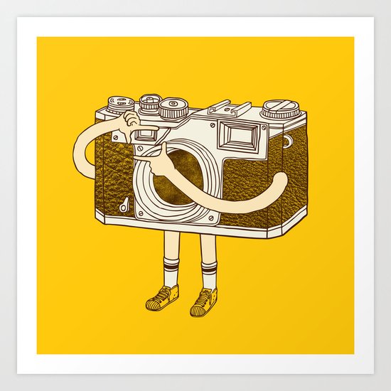 Photographer Art Print