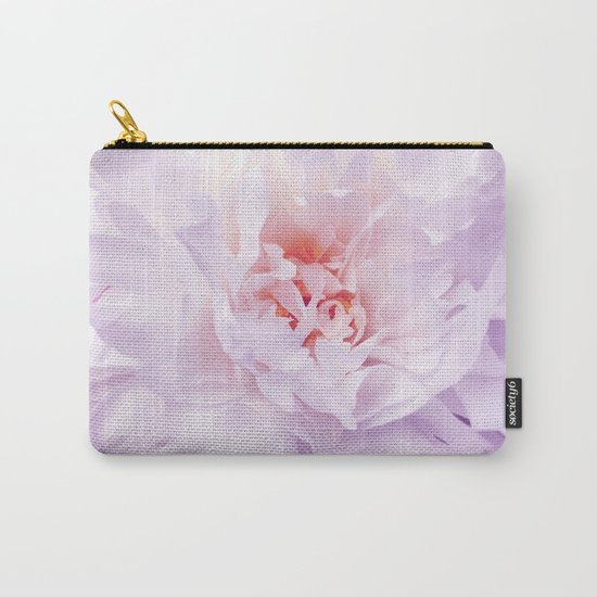 Purple Peony Carry-All Pouch