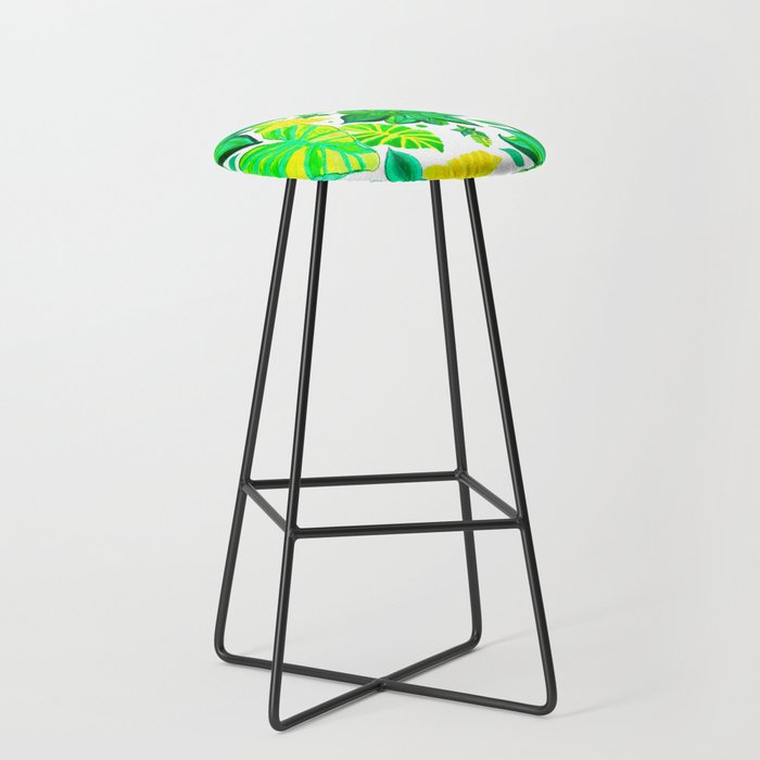 Lophantha/Elephant Ears Bar Stool